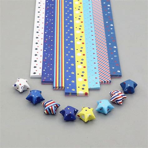 Origami Lucky Star Paper Strips Printable